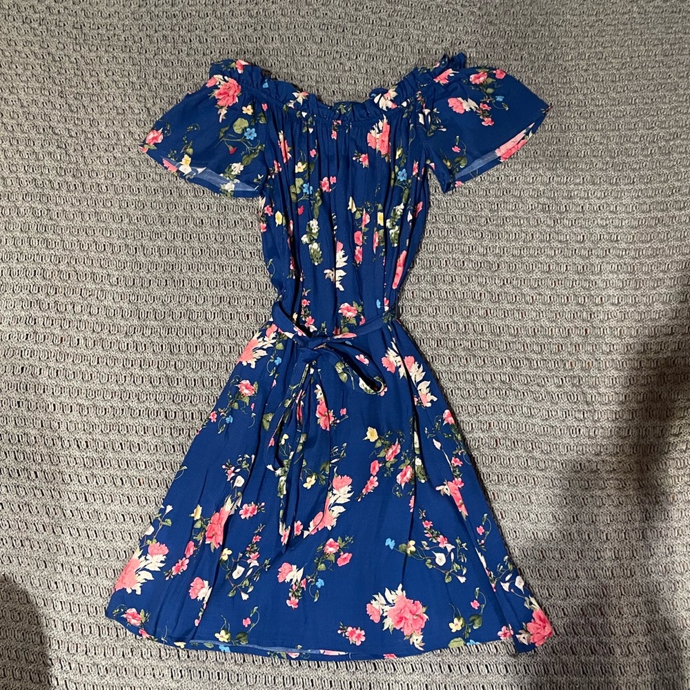 Blue Floral Sundress